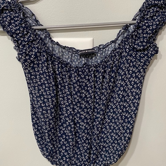 A off the shoulder Brandy Melville top! - Picture 1 of 4